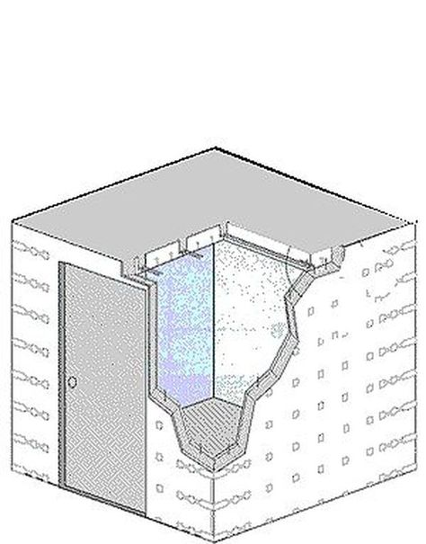 Safe rooms not only provide protection for the homeowner from intruders, they offer shelter from tornadoes and other high-wind storms. If a basement is not available, build the... Tornado Wallpaper, Tornado Room, Safety Door Design, Above Ground Storm Shelters, Tornado Safe Room, Closet Safe, Tornado 250, Storm Shelters, Security Room