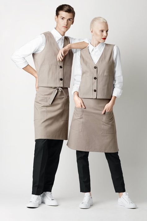 Waiter Uniform Design, Barista Uniform, Waiter Outfit, Waitress Outfit, Cafe Uniform, Waitress Uniform, Bistro Apron, Waiter Uniform, Employee Uniform