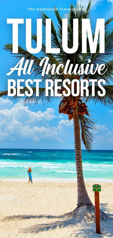 Need an effortless escape? Check out this handpicked list of all-inclusive resorts in Tulum! Best Riviera Maya Tulum all inclusive resorts for families, couples, friends' getaways, honeymoons, destination weddings + more! The best Tulum resorts with gourmet all-inclusive dining, the most gorgeous pools, top amenities, perfect sunset locations + of course the stunning Tulum beaches! tulum mexico all inclusive resorts | tulum mexico resorts all inclusive hotels | all inclusive resorts tulum mexico Mexico All Inclusive Resorts Adults Only, All Inclusive Tulum Mexico, Best All Inclusive Resorts Mexico For Families, Best All Inclusive Resorts Mexico, Tulum All Inclusive Resorts, All Inclusive Resorts Mexico, Tulum Beaches, Gorgeous Pools, Cheapest All Inclusive Resorts