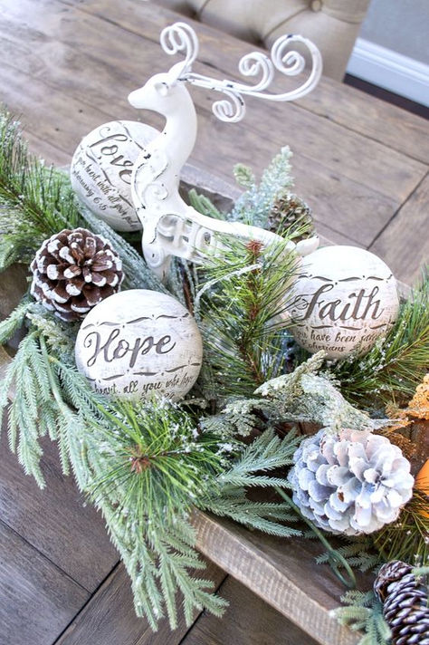 Elevate your Christmas decor with this festive DIY guide on decorating a dough bowl for Christmas! Discover creative ideas to transform this rustic centerpiece into a winter wonderland. From lush greenery, Christmas ornaments, pinecones and twinkling lights , follow our step-by-step instructions for a cozy and magical touch to your holiday home. Perfect for farmhouse and traditional themes. Happy Holidays! Christmas Dough Bowl Centerpieces, Dough Bowl Decorating Ideas, Decorate A Dough Bowl, Christmas Bowl Decorations, Christmas Dough Bowl, Bowl Centerpieces, Dough Bowl Centerpiece, Bowl Decor, Bowl Ideas