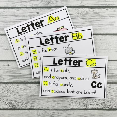 Literacy Kits For Preschool, Alphabet Writing Activities, Letter Poems Preschool, Free Alphabet Poems, Alphabet Poems Free Printables, Letter H Kindergarten Activities, Letter Songs For Preschool, Alphabet Poems For Each Letter Free, Hwt Activities