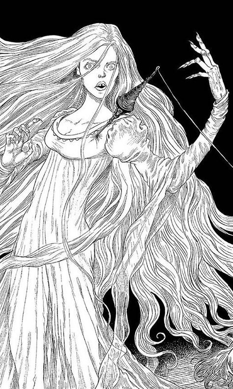 © Chris Riddell Chris Riddell Illustration, Tom Richmond, Chris Riddell, Childrens Books Illustrations, Girls Series, Neil Gaiman, Art Styles, Art Style, Fashion Art