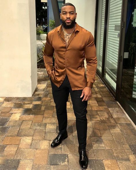 Date Night For Men, Black Man Holiday Outfit, Black Men Turtleneck Outfits, Grown Man Outfits Men Styles, Men’s Outfits For Dinner, Black Men Club Outfit Night, Black Men Formal Outfit, Casual Party Outfit Men, Date Night Outfit Black Men