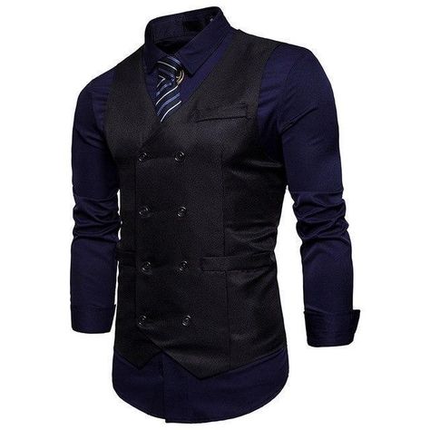 Men Slim Fit VestCotton & PolyesterBroadcloth FabricAvailable in Several Colors & Asian Sizes Mens Double Breasted Blazer, Mens Vintage Vest, Wedding Tops, Sleeveless Men, Mens Office Wear, Men Waistcoat, Double Breasted Waistcoat, Business Jacket, Mens Suit Vest