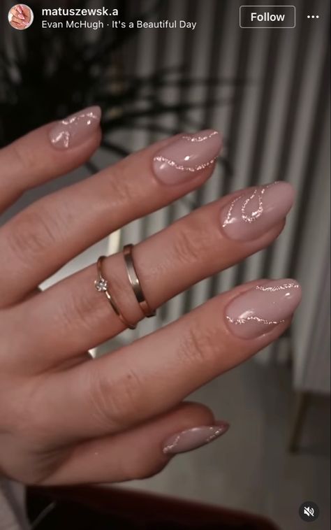 Bridesmaids Nails, Nails Art Designs, Nagellack Trends, Simple Gel Nails, Casual Nails, Makijaż Smokey Eye, Oval Nails, Neutral Nails, Prom Nails