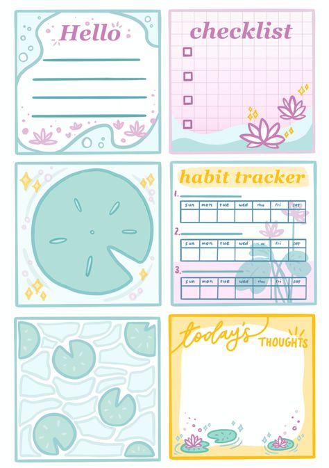 Are you a note taker and would like to have some cute memo sheets to jot down your thoughts? ✏️  Choose from 6 different designs from a quick checklist, quotes of the day, mini weekly habit trackers + more 🤩 Mini Memo Pad, Cute Note Designs, Memo Pad Design Printable, Cute Notes Design, Cute Memo Pads Printable, Cute Designs For Notes, Post Its Aesthetic, Cute Printable Stickers Journal, Memo Pad Template