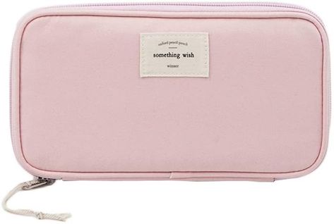 Pink School Supplies Png, Pencil Case Essential, Pink Pencil Case, Pencil Case Pink, Hello Kitty School, Pretty School Supplies, School Goals, Cool School Supplies, Pencil Case Stationery