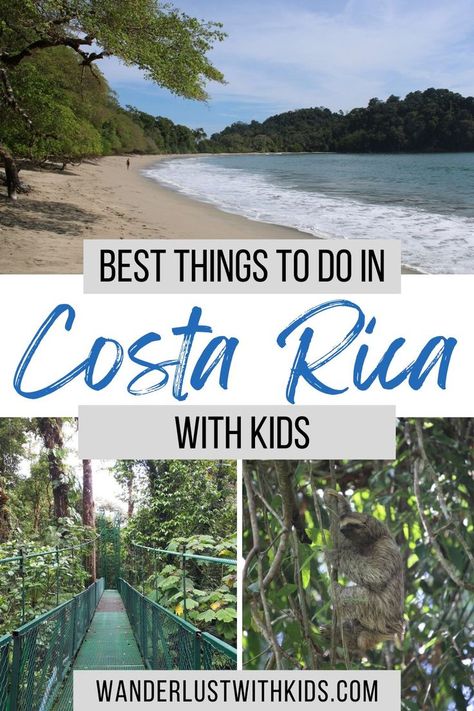 If you’re looking for places to travel with kids, this post is for you! Costa Rica is an amazing place to visit with kids and we’ve rounded up the best things to do in Costa Rica with kids. Visiting Costa Rica, Costa Rica Itinerary, Costa Rica With Kids, Corcovado National Park, San Jose Airport, Manuel Antonio National Park, Visit Costa Rica, Volcano National Park, Costa Rica Travel