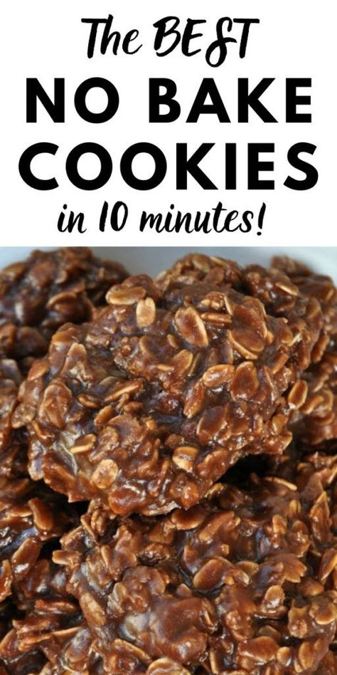 Peanut Butter And Oatmeal, Chocolate No Bake, Best No Bake Cookies, Oatmeal No Bake Cookies, Easy No Bake Cookies, Chocolate No Bake Cookies, Chocolate Oatmeal Cookies, Peanut Butter No Bake, Baking Chocolate