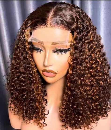 Pixie Curls Frontal Wig Hairstyles, Different Types Of Wigs, T Frontal Wig Styles, Hairstyles Packing Gel, Colored Afro Natural Hair, Weave On Hairstyles, Pixie Curls Wig, Packing Gel, Types Of Wigs