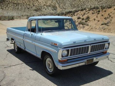 '70 Ford F100. Had a '72 hand-me-down that I went to college with. Brings back memories. F100 Truck, Best Pickup Truck, Diesel Trucks Ford, Studebaker Trucks, Ford Ranger Truck, Old Ford Trucks, Classic Ford Trucks, Jeep Pickup, Old Pickup Trucks