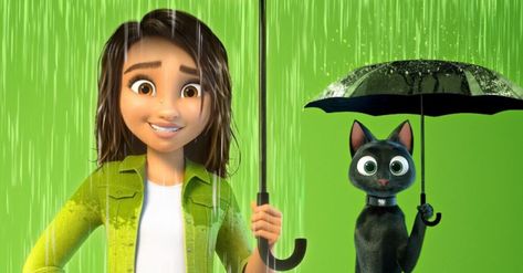 JoBlo - Movie News, Latest Trailers, and More Luck Animation, Luck Movie, Cat Movie, Art Random, Cat Meeting, Simon Pegg, Trick Or Treat Studios, Palette Design, Cat Talk