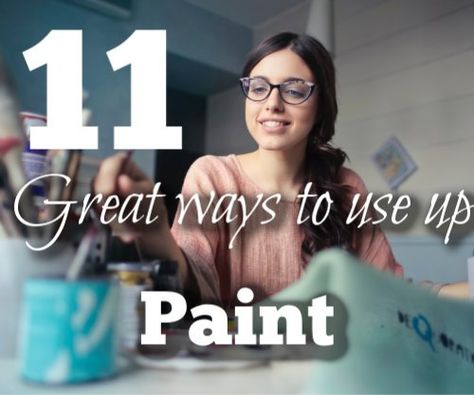 If you have ever embarked on a painting project such as the exterior of your home or even a single room, you probably have had some leftover paint that you have no idea what to Leftover Paint Projects, Kids Painting Projects, Leftover Paint, Benjamin Moore Paint, Single Room, Painted Ceiling, Left Over, Paint Samples, You Have No Idea