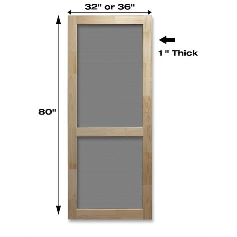 RELIABILT 36-in x 80-in Brown Wood Hinged Screen Door in the Screen Doors department at Lowes.com Front Door With Screen, Wood Screen Door, Wooden Screen Door, Screened Porch Designs, Wood Hinges, Screen Doors, Wood Paint, Porch Design, Front Entrances