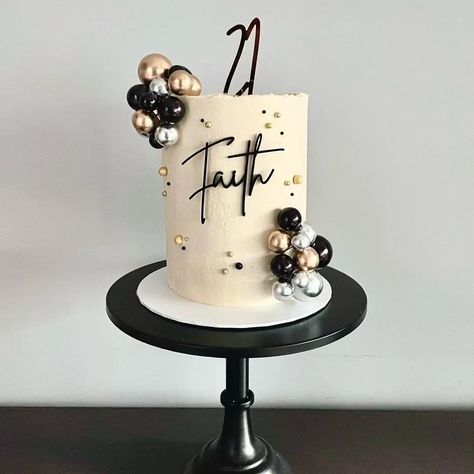 Easy 21st Birthday Cake, 21st Cakes For Girls 21 Birthday, Birthday Cake 21 Girl, 21 Cake Ideas 21st Birthday, 21st Birthday Cake Aesthetic, Classy 21st Birthday Cake, 21 Birthday Cake Ideas For Her, Watercolor Cake Tutorial, 21st Birthday Cake Ideas