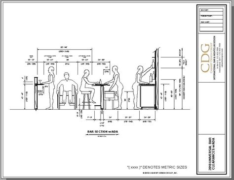 What Are The Standard Bar Design Dimensions? - Cabaret Design Group - Bar Design Trends and Buzz Commercial Bar Design Ideas, Commercial Bar Layout, Bar Layout, Restaurant Layout, Bar Counter Design, Asma Kat, Bar Dimensions, Commercial Bar, Bar Plans