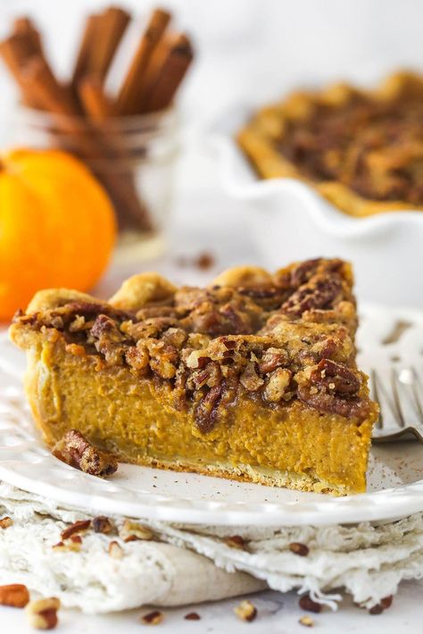 With a flaky crust, spiced pumpkin pie filling, and crunchy pecan praline topping, Praline Pumpkin Pie takes pumpkin pie to a new level. Praline Pumpkin Pie, Pecan Praline Topping, Salted Honey Pie, Types Of Pies, Pie Recipes Easy, Spiced Pumpkin Pie, National Pumpkin Day, Holiday Pies Recipes, Creative Pies