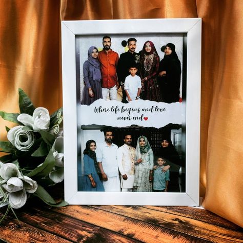 Dm instagram @artozfil Birthday Photo Frame Models, Collage Picture Frames Ideas, Wedding Anniversary Photo Frame Ideas, Couple Frame Background, Bday Story, Couple Photo Frame, Marriage Frame, Happy Wedding Anniversary Cards, Baby Books Diy