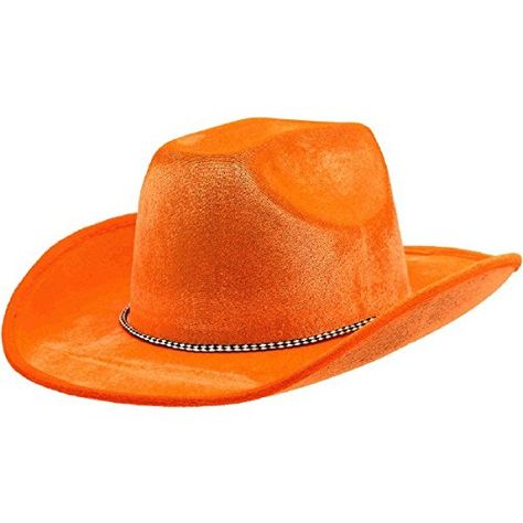 Cowboy Hat Halloween Costume, Orange Cowboy Hat, Sombrero Cowboy, Hat Halloween Costume, Orange Icons:), Orange Hats, Nike Hat, Party Store, Orange You Glad