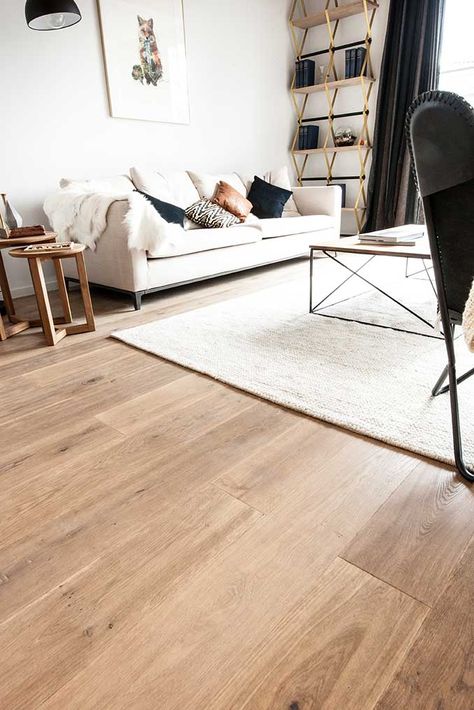 Different Laminate Flooring In Rooms, Mid Tone Oak Floors, Cool Tone Floor Living Room, Light Wood Bedroom Floor, Mid Tone Wood Floors, Rugs For Wood Floors, Rugs For Light Wood Floors, Wood Floor Rug, Wooden Flooring Bedroom