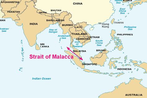 Bering Strait, Strait Of Malacca, Strait Of Gibraltar, North Sumatra, East Pakistan, Sea Of Japan, Bay Of Bengal, Asia Tenggara, Southern Ocean