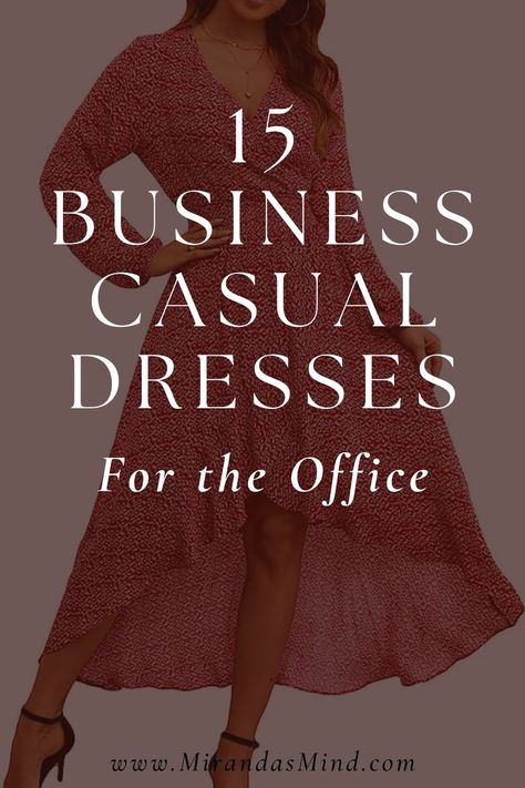 Casual Business Dress For Women, Summer Dresses Business Casual, Dress For Work Casual, Business Formal Women Outfits, Business Dress Code Women, Business Formal Outfits For Women Dress, Business Casual Dress For Women, Smart Casual Dresses For Women, Office Business Casual Outfits For Women