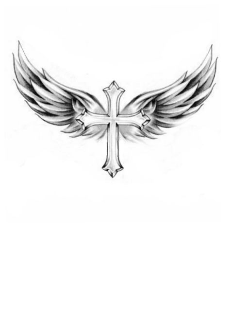 Nek Tattoo Design, Cross Wings Tattoo Design, Cross With Angel Wings Tattoo For Women, Cross And Angel Wings Tattoo, Cross And Wings Tattoo Design, Cross With Wings Tattoo For Men, Cross With Wings Tattoo For Women, Angel Wings Tattoo For Men, Cross With Wings Tattoo Designs