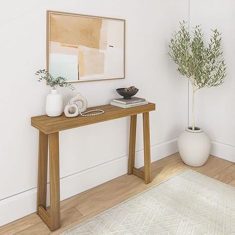 Plank+Beam Solid Wood Console Table, 46.25 Inch, Sofa Table, Narrow Entryway Table for Hallway, Behind The Couch, Living Room, Foyer, Easy Assembly, Pecan

#homedesign #homedecor #housedesign #housedecor #room #roomdecor #roomdesign #interior #design #home #house #furniture #decor #bedroom #kitchen #livingroom Table For Hallway, Classic Console Table, Narrow Entryway Table, Ranch Living, Behind The Couch, Narrow Entryway, Long Console Table, Living Room Foyer, Couch Living Room