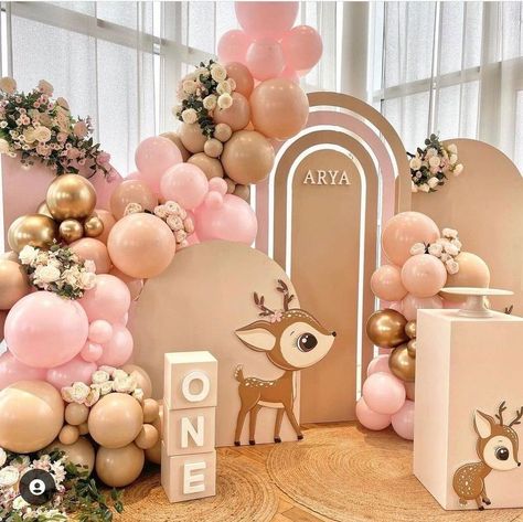 Primer Cumpleaños Ideas, 1stbirthday Decorations, Backdrop Birthday Ideas, 1 St Birthday Decoration Ideas, Baby First Birthday Theme, Toddler Birthday Decorations, Rabbit Decorations, Anniversary Theme, Birthday Theme Decoration