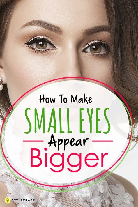 Color correct your blemishes and dark circles with an illuminating concealer. Ensure you use a shade slightly lighter than your foundation to lift and enhance your look. We recommend the light and creamy YSL Touche Eclat and smooth MAC Pro Longwear Concealer, which is also a great cover-up for spots.11 Makeup Tricks To Make Your Eyes Look Bigger(They Always Work!) Makeup For Small Eyes, Bigger Eyes, Eyes Look Bigger, Small Eyes, Ysl Makeup, Eye Makeup Techniques, Magical Makeup, Tattoos Geometric, Hooded Eye Makeup