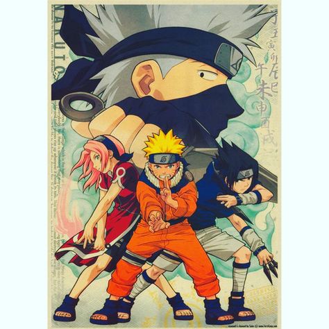 @naruto.rush on Instagram: “Team 7” Anime Poster, Sakura Haruno, Naruto Uzumaki, Naruto Shippuden, Naruto, Anime