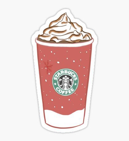 starbucks christmas cups Sticker Starbucks Christmas Cups, Starbucks Wallpaper, Stickers Cool, Christmas Cups, Drink Stickers, Red Bubble Stickers, Cute Laptop Stickers, Bubble Stickers, Tumblr Stickers