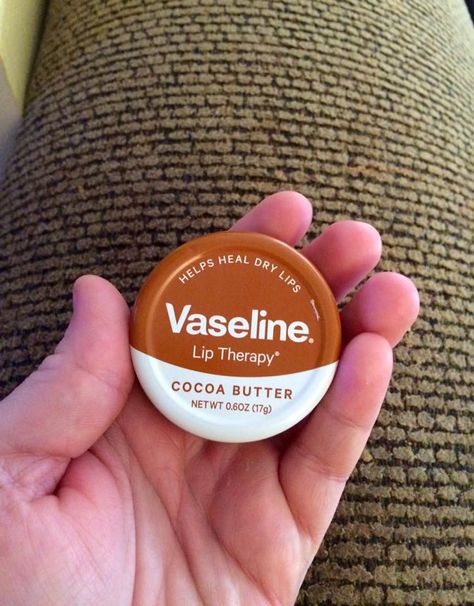 I keep my lips protected from the harsh winter with Vaseline Lip therapy tins. Cocoa butter is my favorite! #vaselineliptins #gotitfree #influenster #vaseline Vaseline Cocoa Butter Lip Balm, Vaseline Lip Therapy Cocoa Butter, Coco Butter Vaseline, Vaseline Cocoa Butter, Vaseline Cocoa, Leg Mehendi, Cocoa Butter Lip Balm, Scent Combos, Brown Sugar Scrub