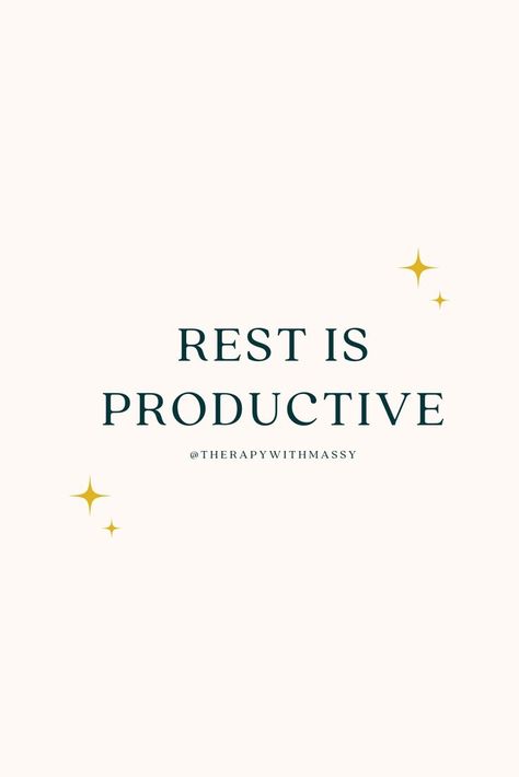 In a culture where exhaustion is seen as a sign of success, and rest is something to be earned, sometimes the most loving, compassionate thing you can do is lean into rest.

To whoever needs to hear it today, 
💛your body and brain requires rest in order to function properly. 
💛You do not have to earn rest. 
💛Your self-worth is not directly attached to what you can produce. 

✨My challenge for you today: Take one thing off of your to-do list and rest. Taking Rest Quotes, Rest Recharge Quotes, Rest Is Part Of The Process, Why Is Rest Important, How To Rest Properly, Rest And Recharge Affirmation, Rest Is Productive Quote, What To Do On Rest Day, Ok To Rest Quotes