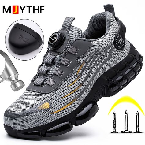 Safety Shoes Men, Men Sport, Safety Boots, Boot Types, Work Safety, Round Toe Heels, Work Looks, Safety Shoes, Shoes Men