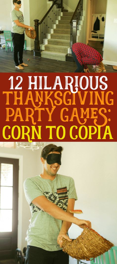 Thanksgiving Party Games, Thanksgiving Family Games, Fun Thanksgiving Games, Thanksgiving Games For Adults, Friendsgiving Games, Thanksgiving Games For Kids, Teen Party Games, Minute To Win It Games, Minute To Win It