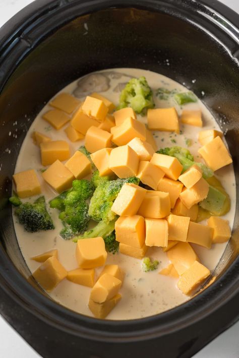 Crockpot Soups Broccoli Cheddar, Slow Cooker Cheese And Broccoli Soup, Crockpot Soup Broccoli Cheese, Potato Soup Recipe With Velveeta Cheese, Slow Cook Broccoli Cheddar Soup, Brocolli Cheddar Soup Recipes Crockpot, Broccoli Chedder Crockpot Soup, Broccoli Cheddar Soup Recipe Easy, Broccoli Cheese Potato Soup With Velveeta