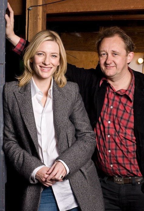 Cate Blanchett and husband Andrew Upton Cate Blanchett Films, Andrew Upton, Catherine Élise Blanchett, Burn Book, Famous Couples, Cate Blanchett, Best Couple, Hollywood Stars, Celebrity Couples