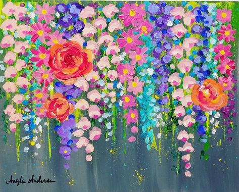 helen warlow on Twitter: "Angela Anderson is the artist of these beautiful flowers. She must be good there is a tutorial done for YouTube. https://t.co/YRQzGVx4tv" Painting Beginners, Flowers Painted, Easy Canvas, Live Painting, Easy Canvas Painting, Acrylic Painting Tutorials, Tableau Art, 수채화 그림, Simple Acrylic Paintings