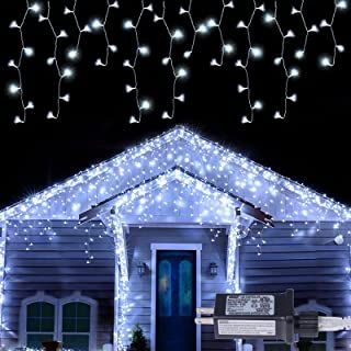 Amazon.com: christmas lights - 4 Stars & Up / New / Christmas / String Lights / Outdoor Ligh...: Tools & Home Improvement Icicle Lights Outdoor, Led Icicle Lights, Icicle Christmas Lights, Rain Lights, Lights Decor, Icicle Lights, Xmas Lights, Christmas String Lights, Christmas Fireplace