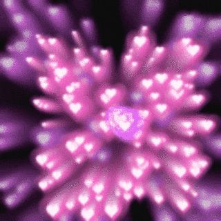 Gif, Purple, Pink, White