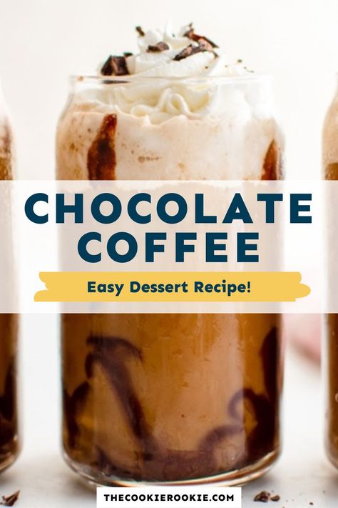 Mocha Alcoholic Drinks, Coffee With Chocolate Syrup, Chocolate Coffee Recipes, Chocolate Mocha Coffee, Mac Recipes, Coffee Content, Homemade Mocha, Mocha Drink, Homemade Chocolate Syrup