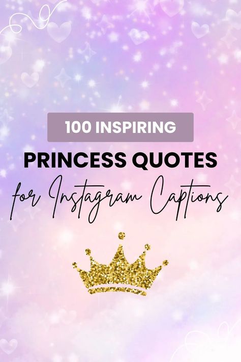 Dive into our collection of 100 Best Princess Quotes for Instagram Captions, perfect for all princess lovers and aspiring royals! Find your next favorite, and let your followers see your enchanting side. Princess Costume Captions, Princess Birthday Captions, Snow White Captions, Disney Princess Sayings, Disney Princess Captions For Instagram, Princess Instagram Captions, Princess Birthday Quotes, Princess Quotes Inspirational, Disney Princess Captions