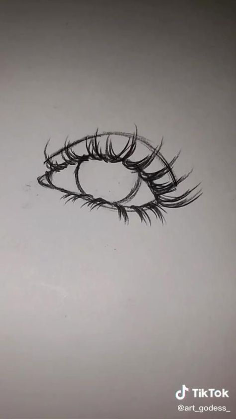 Eyes Sketching Tutorial, Simple Eye Drawing Aesthetic, I Only Have Eyes For You Tiktok Drawing, Tiktok Drawings Aesthetic, Eye How To Draw, Hot To Draw Eyes, How To Draw Black Faces, Aesthetic Eye Drawing Sketch, How I Draw My Eyes