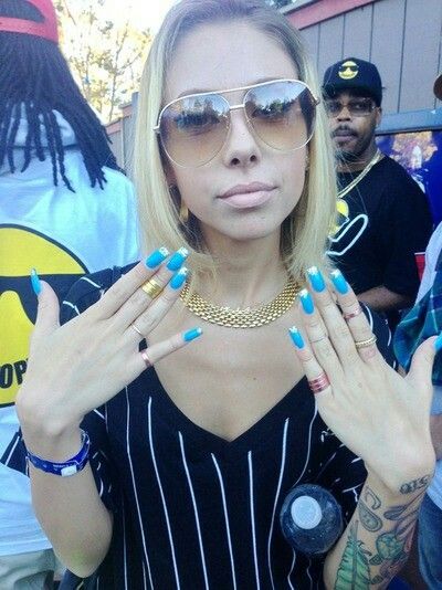 Lil Debbie + Blue Tip Lil Debbie, Blue Tips, Get It Girl, Crazy Nails, Rap Artists, Dope Nails, Her Music, Square Sunglasses Women, Her Style