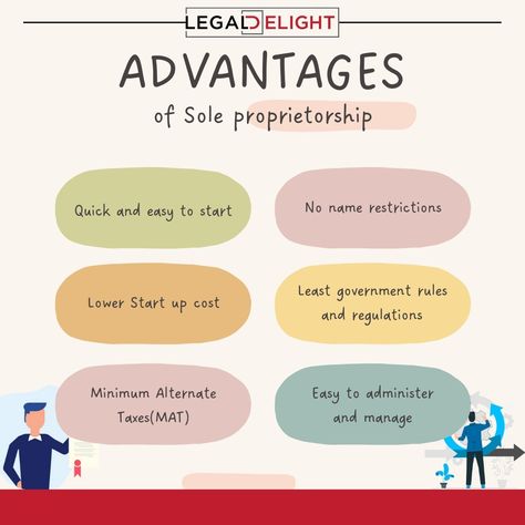 Advantages of Sole Proprietorship Own A Business, Healing Message, Creative School Project Ideas, Business Strategies, Sole Proprietorship, Small Business Start Up, Spiritual Business, Self Employment, Your Spirit Animal