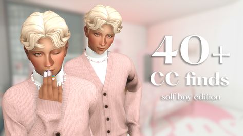 today i would love to share with you some of the cc that i used for soft boy makings. i hope my video will help you find suitable, cute and aesthetic cc. if you find my video helpful, please send me a like and a subscribe. Thank you so much!! if you want me to do more about this topic or want to give me feedback, please comment and let me know. thank you! Sims 3 Hair Cc Male, Sims 4 Cc Hello Kitty Clothes Male, Sims 4 Feminine Male Cc, Boy Sims 4 Cc Clothes, Sims Boy Cc, Soft Boy Clothes, Sims 4 Boy Cc, Sims 4 Cc Male, The Sims 4 Custom Content