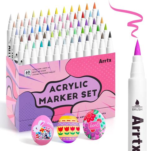 Coloring Drawing, Round Pen, Adults Coloring, Acrylic Paint Pens, Pen Organization, Painting Wood, Adult Colouring, Drawing Cartoon, Easter Egg Decorating