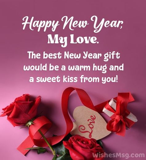 300+ New Year Wishes and Messages for 2022 | WishesMsg Happy New Year Wishes For Love, Happy New Year Husband, New Year Wishes For Husband, Happy New Year My Love, New Year Wishes 2023, Happy New Year Wishes Quotes, My Love Quotes, New Year Wishes Messages, Romantic Good Morning Messages