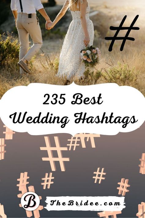 235 Best Wedding Hashtags to Post on Social Media Wedding Names Hashtags, Wedding Hastags Ideas Unique Indian, Couple Highlight Name, Wedding Slogans Last Name, Wedding Hashtags With Last Names Ideas, Wedding Hashtags With Last Names, Couple Hashtags Instagram, Wedding Hastags Idea, Wedding Slogans Ideas